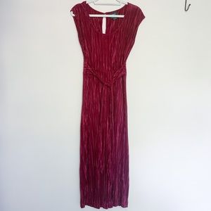 Maeve Anthropologie Party Tie Waist Jumpsuit